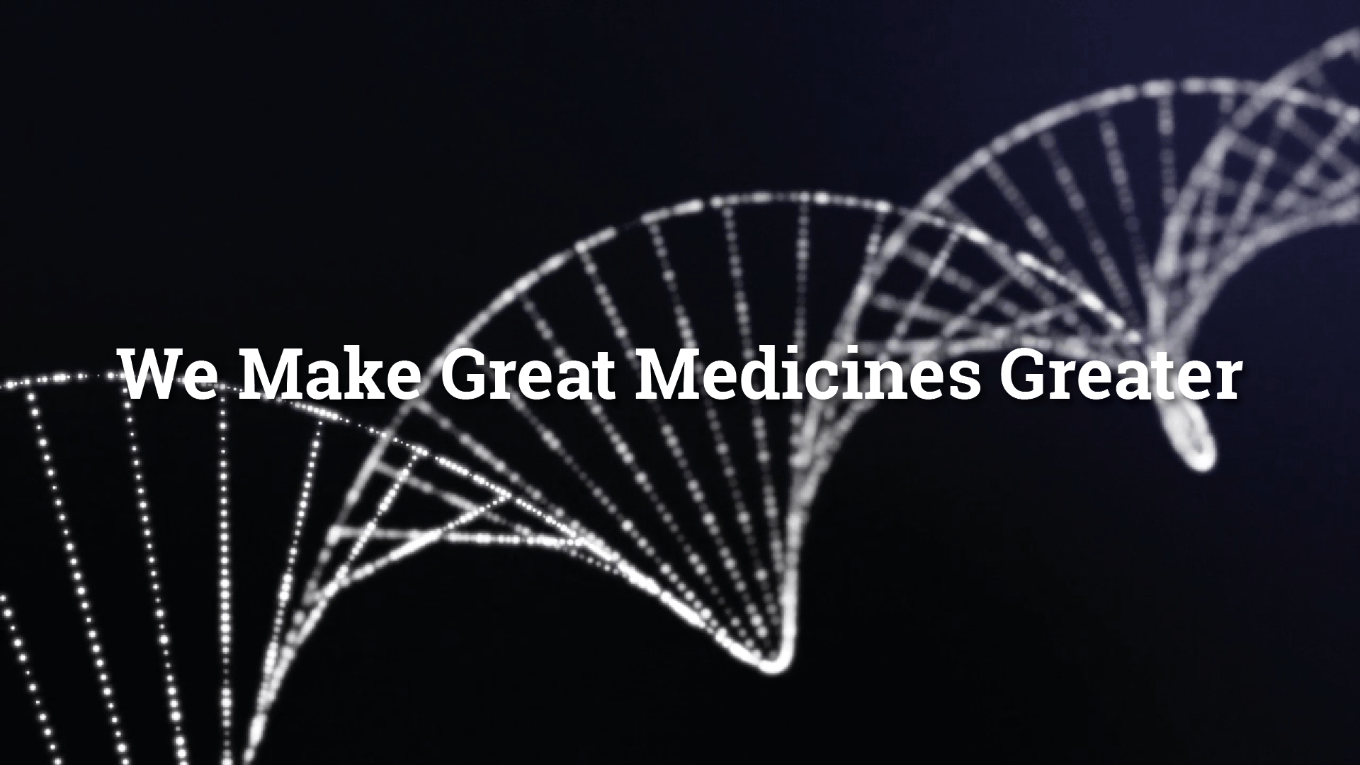 This is a still image representing a DNA molecule on black background.